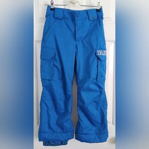 Kids blue Burton snow pants, sz S